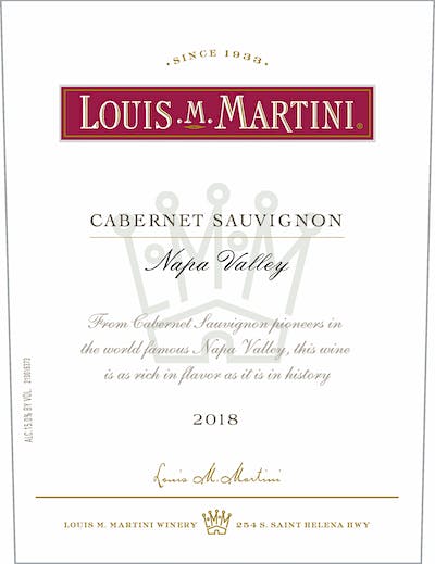 Louis Martini Napa Cabernet
